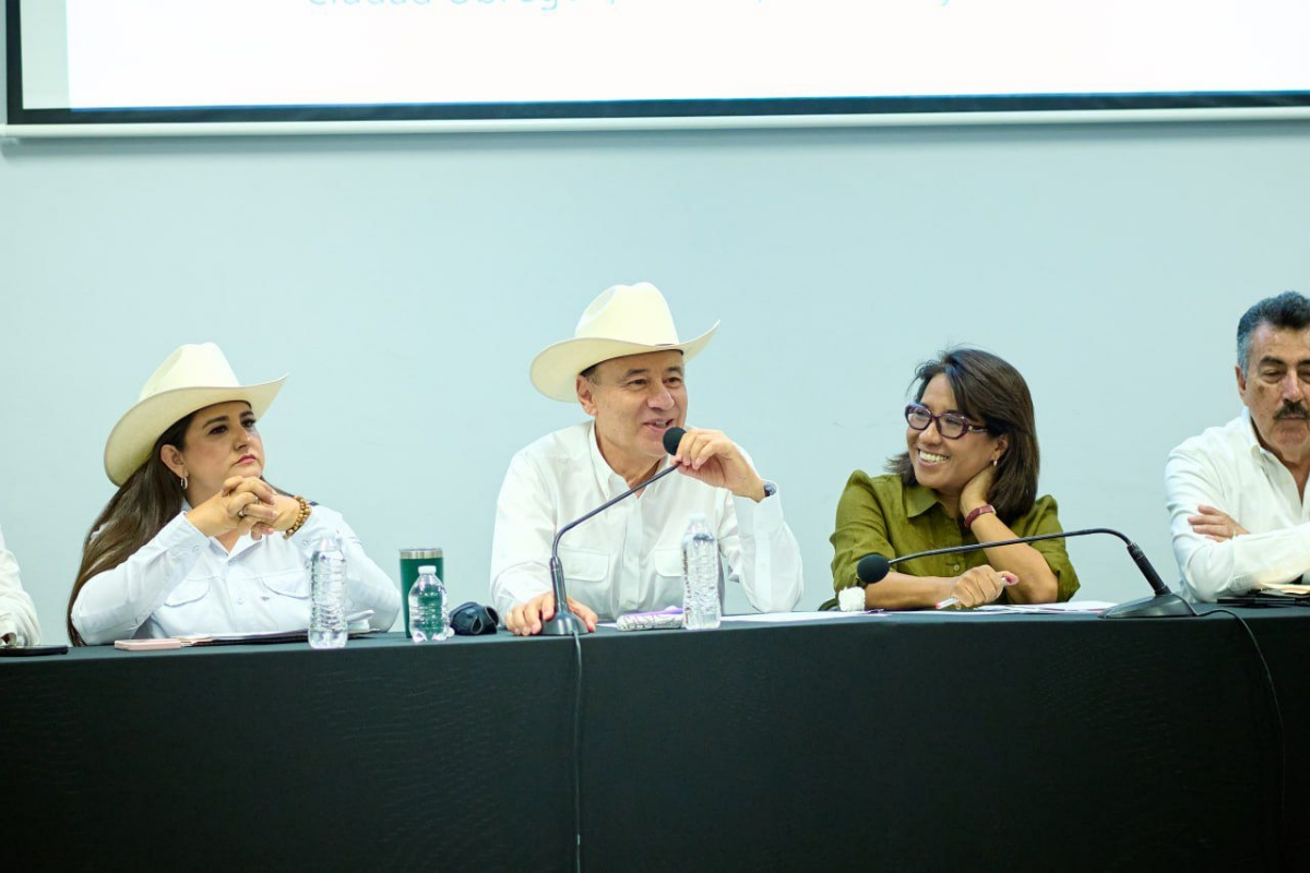 Hermosillo, Sonora; 23 de mayo de 2026.-Gobernador Durazo y Sader garantizan apoyo al campo sonorense con estrategia de reconversi&oacute;n de cultivos