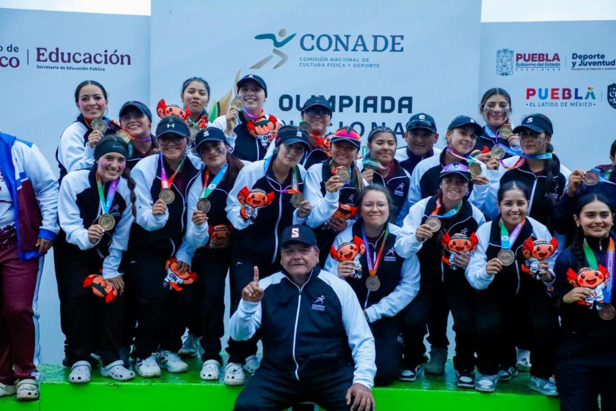Hermosillo, Sonora, 26 de mayo del 2026.-Softbol sonorense, con 3 oros y 1 plata, repite como l&iacute;der de la Olimpiada Nacional