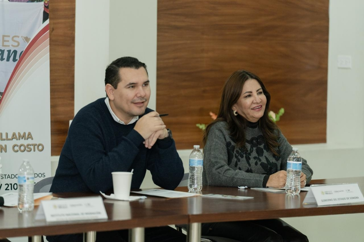  Nogales, Sonora; 28 de noviembre de 2025.- Inicia en Sonora el Operativo Especial de Invierno 2025 del Programa H&eacute;roes Paisanos