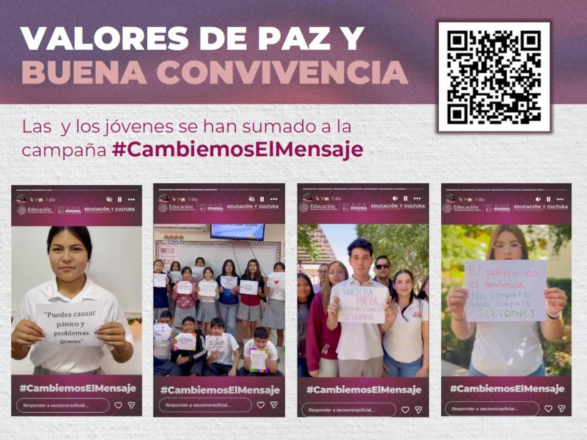  Hermosillo, Sonora; 27 de abril de 2026.- Presenta Gobierno de Sonora la campa&ntilde;a &ldquo;Cambiemos el Mensaje&rdquo;: SEC