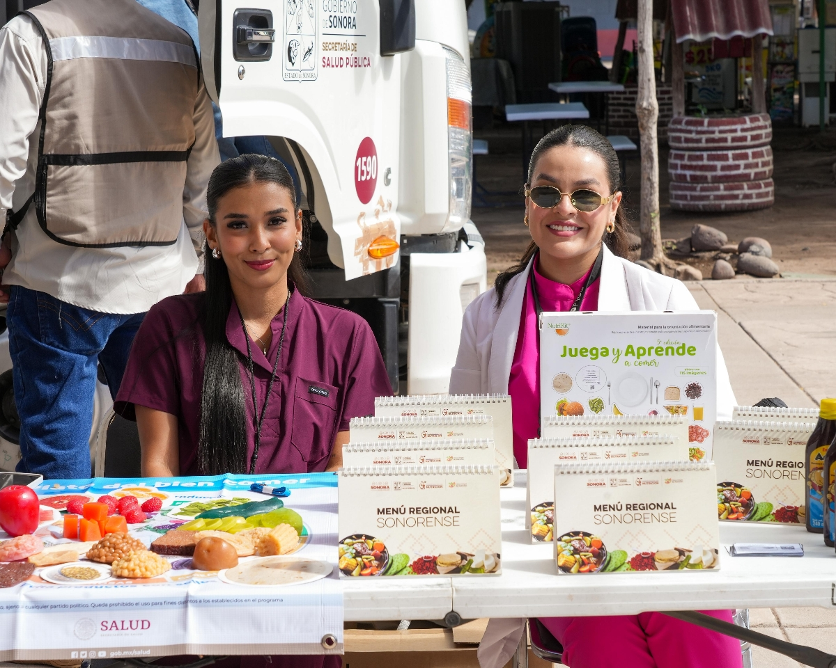  Hermosillo, Sonora; 1 de mayo de 2026.&mdash; Brindan Cl&iacute;nicas M&oacute;viles atenci&oacute;n gratuita en optometr&iacute;a y nutrici&oacute;n a todo Sonora