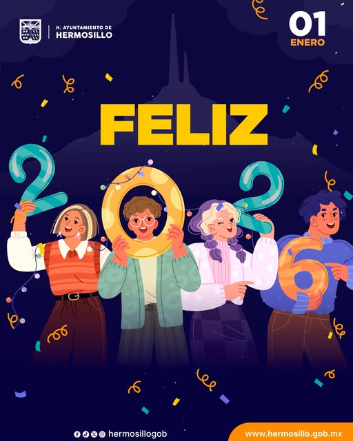 HERMOSILLO, SONORA; 01 DE ENERO DEL 2026.-Gobierno de Hermosillo Fortalece Lazos Comunitarios al Finalizar 2025