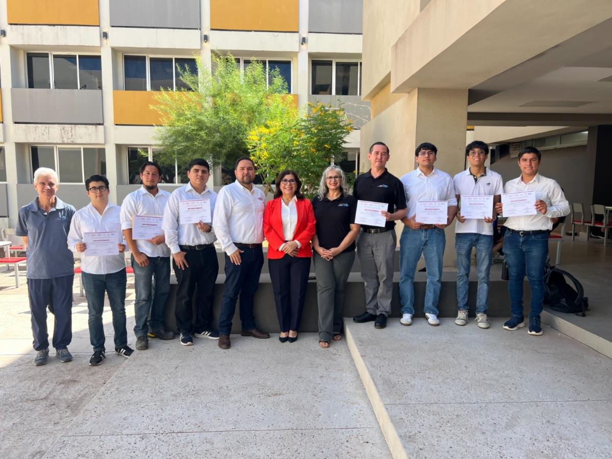 Cajeme, Sonora; 10 de octubre de 2025.- Estudiantes de Itesca presentan proyecto para mejoras en tr&aacute;mites notariales: Gobierno de Sonora